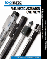 TOLOMATIC OVERVIEW USER GUIDE PNEUMATIC ACTUATOR OVERVIEW: THE RODLESS CYLINDER LEADER